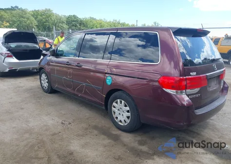2008 Honda Odyssey Lx из США, поврежденный, VIN 5FNRL38258B080981